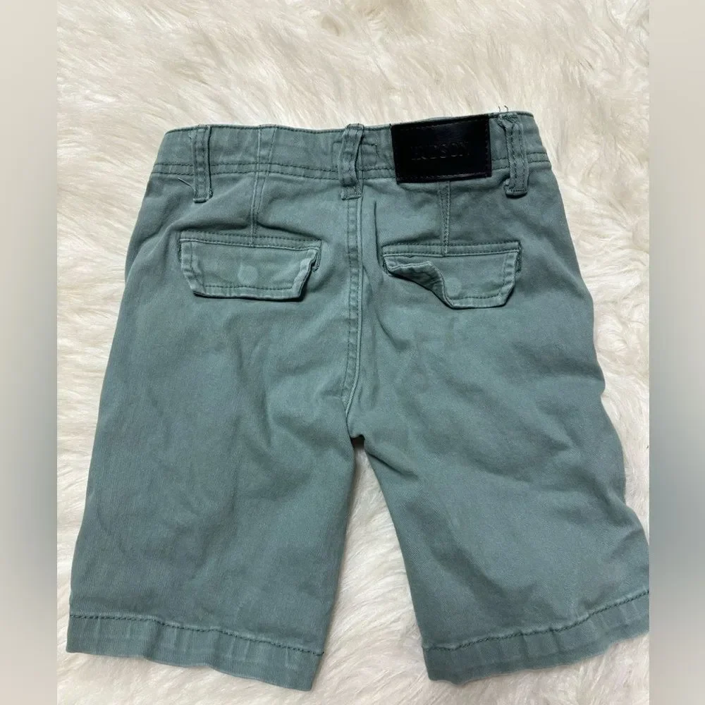 Hudson Teal Jean shorts - size 6 youth